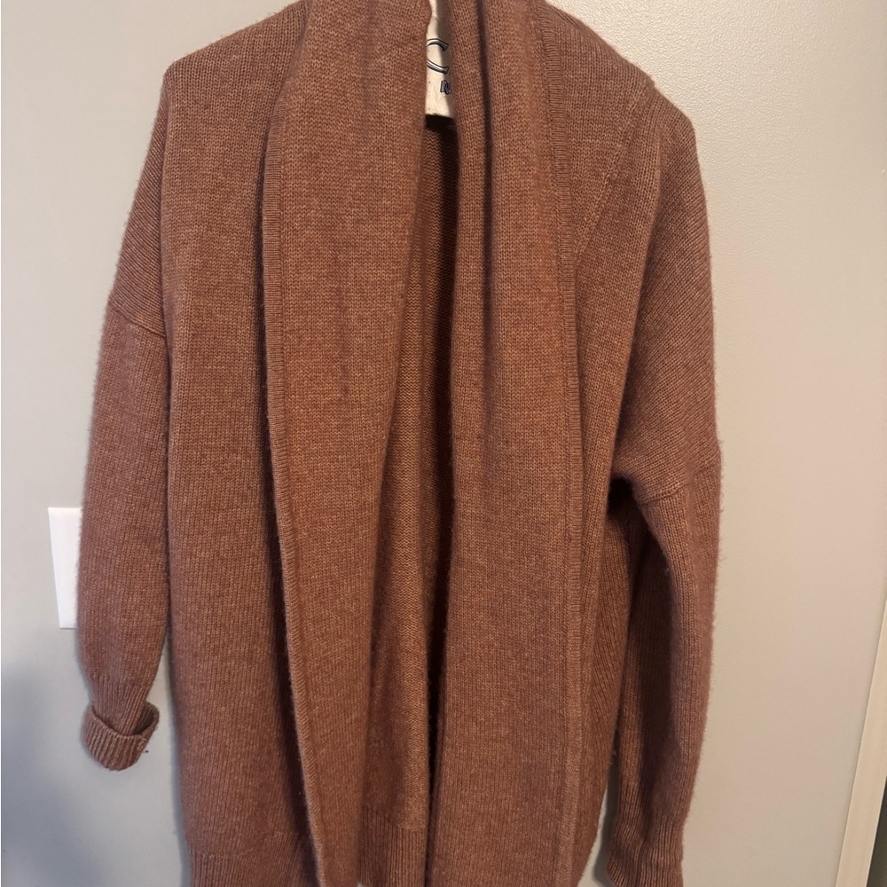 360 Cashmere Tan Women's Cardigan